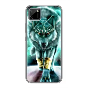 Защитные чехлы для Реалми С11 (AlphaPrint) (ХИТ продаж) ВОЛК