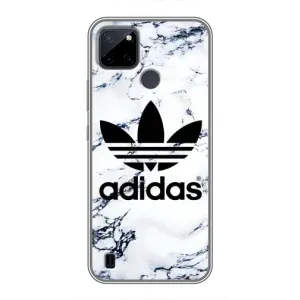 Чохли Адидас для Realme C12 (AlphaPrint) (Адідас на мраморі)