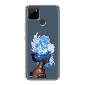 Чехлы (ART) Цветы на Realme C12 (VPrint) (Цветы на голове)