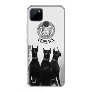 Чохли VERSACE для РеалМе Ц12 (PREMIUMPrint) (Доберман Версаче)