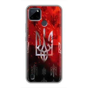 Украинские Чехлы для Realme C12 с картинкой УПА (AlphaPrint) (ГЕРБ УПА)