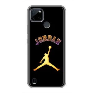Чехлы для Realme C12 - с картинкой JORDAN (AlphaPrint) (Jordan Gold)