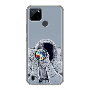 Чохол NASA для Realme C12 (AlphaPrint) (Космонавт фото)