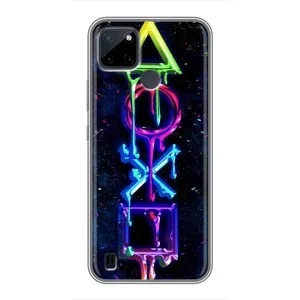 Чехол с принтом «Pleystation лого» для Realme C12