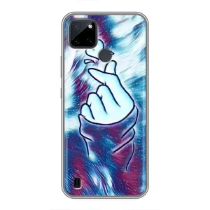 Чохол з принтом «Радужне серце» для Realme C12