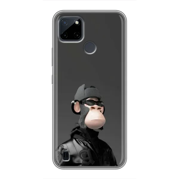 Чехол с принтом «стильная обезьяна NFT» для Realme C12