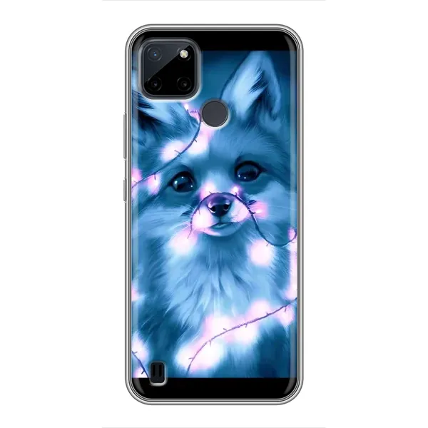Чехол с принтом «Яркая лисичка» для Realme C12