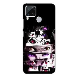 Чехлы Персонажи Аниме Наруто для Realme C15 (AlphaPrint) (Глаза Anime)