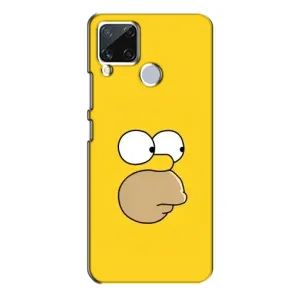 Чехол с Симпсонами для Realme C15 (VPrint) (Гомер)