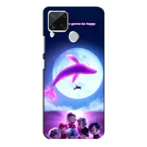 Чехлы BTS для Realme C15 (AlphaPrint) (КИТ BTS)