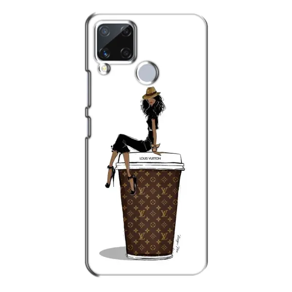 Чехол с принтом «кофе LOUIS VUITTON» для Realme C15