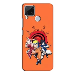 Naruto Anime Чехлы для Реалми С15 (AlphaPrint) (команда Наруто)
