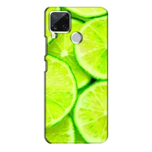 Чохли з фруктами для Realme C15 (VPrint) (Лайм)