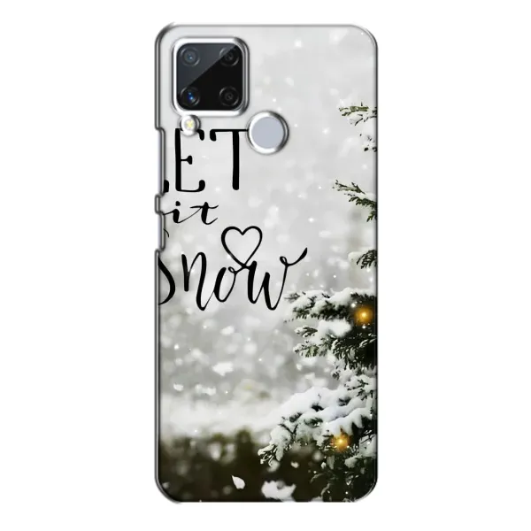 Чехол с принтом «Let it snow» для Realme C15