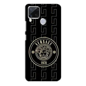 Чохли VERSACE для РєалМє С15 (PREMIUMPrint) (Лого Версаче)