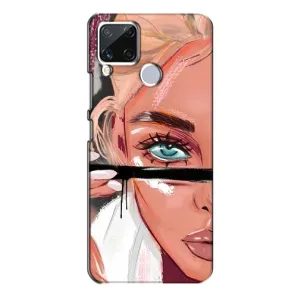 Чехол с печатью для Realme C15 - (Мода) (AlphaPrint)