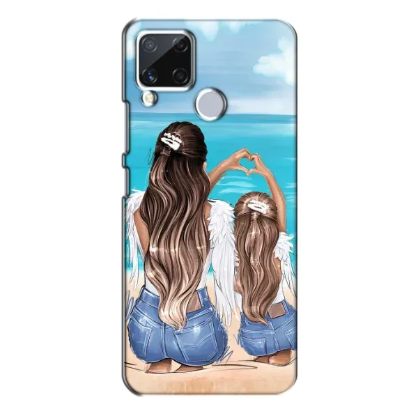 Чехол с принтом «Мама с доченькой» для Realme C15 Чехол с принтом «Мама с доченькой» для Realme C15