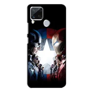 Чехлы с героями Марвел Realme C15 (VPrint) (Марвел стайл)