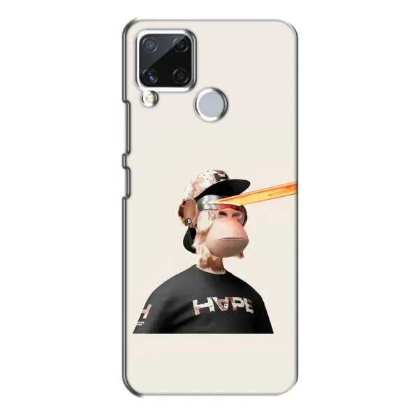 Чехол с принтом «обезьяна NFT в очках» для Realme C15