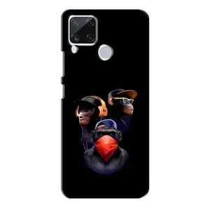 Чохол з Мавпами Realme C15 - (AlphaPrint) (Три мавпи)