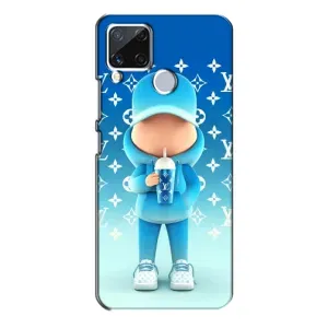 Крутые Чехлы Луи Виттон для Realme C15 (AlphaPrint) (Парень LV)