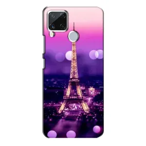 Чохол Ейфелева Вежа Realme C15 - (AlphaPrint) (Париж Башня)