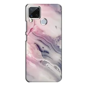 Мраморний чехол на Realme C15 (VPrint) (Пурпурний Мрамор)