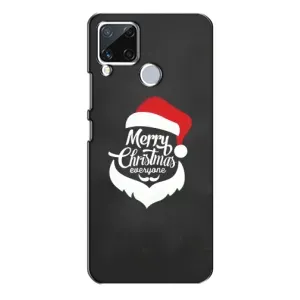 Рождественские Чехлы для Realme C15 (VPrint) (Санта Крисмас)