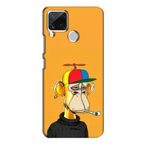 Чехлы с Обезьянами NFT для Realme C15 (AlphaPrint) (Скучающая Обезьяна NFT)