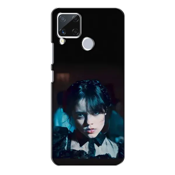 Чехол с принтом «взгляд Уэнздей» для Realme C15