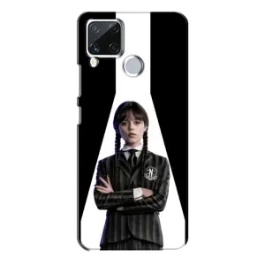 Чехлы Венсдей на Realme C15 Уэнсдей (AlphaPrint) (W-Wednesday)