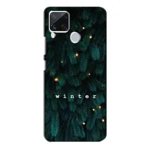 Новорічні, Святкові Чохли для Realme C15 - 2024 год (Winter)