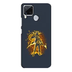 Naruto Anime Чехлы для Реалми С15 (AlphaPrint) (золотой Наруто)