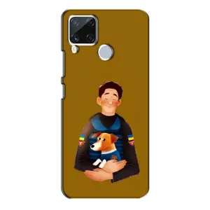 Чехлы с картинкой собаки Патрон для Realme C15 (AlphaPrint) (ЗСУ Патрон)