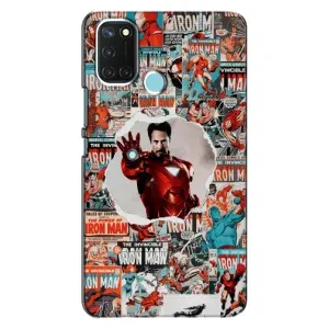 Чехлы с героями Марвел Realme C17 (VPrint) (Айронмен)