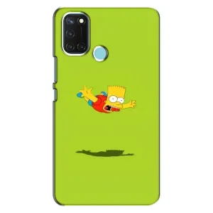 Чехол с Симпсонами для Realme C17 (VPrint) (Барт Симпсон)