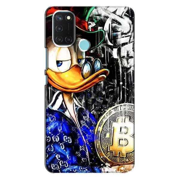 Чехол с принтом «Биткойн Скрудж» для Realme C17