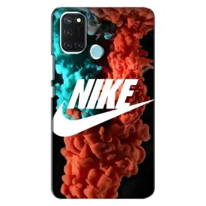 Чехол для Realme C17 - с принтом Найк (AlphaPrint) (Дымчатый найк)