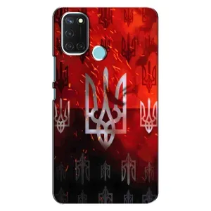 Украинские Чехлы для Realme C17 с картинкой УПА (AlphaPrint) (ГЕРБ УПА)