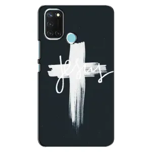 Чехол для Realme C17 (AlphaPrint) - (Христианские) (Иисус)