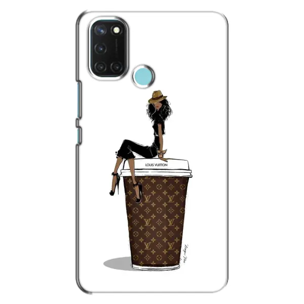 Чехол с принтом «кофе LOUIS VUITTON» для Realme C17