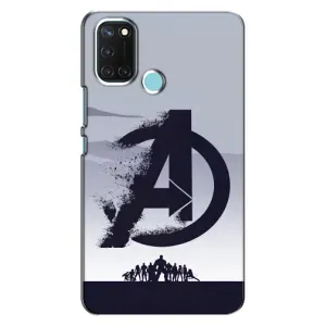 Чехлы с героями Марвел Realme C17 (VPrint) (Команда А)