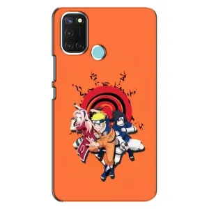 Naruto Anime Чехлы для Реалми С17 (AlphaPrint) (команда Наруто)