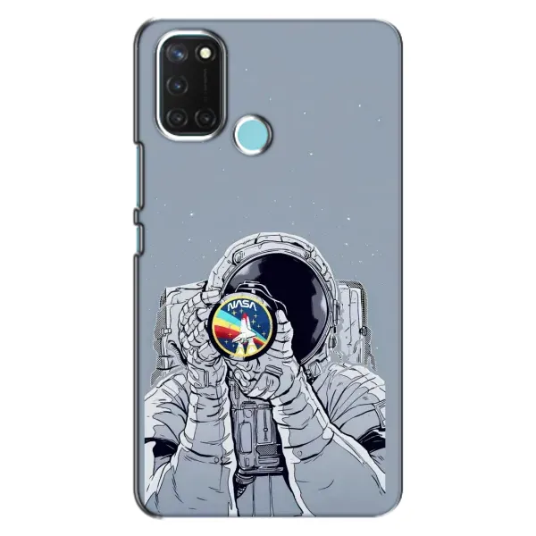 Чехол с принтом «Космонавт фото» для Realme C17