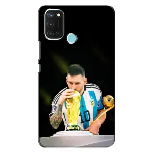 Чехлы для Realme C17 (Leo чемпион) (AlphaPrint) (Кубок Месси)
