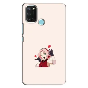 Чехлы Персонажи Аниме Наруто для Realme C17 (AlphaPrint) (Лайк Сакура)