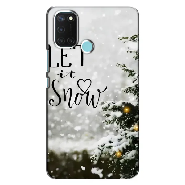 Чехол с принтом «Let it snow» для Realme C17 Чехол с принтом «Let it snow» для Realme C17