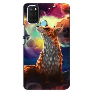 Чехлы с картинкой Лисички для Realme C17 (VPrint) (Лисица в космосе)