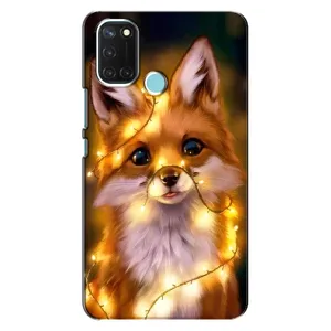 Чехлы с картинкой Лисички для Realme C17 (VPrint) (Лисичка в гирляндах)