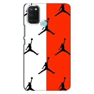 Чехлы для Realme C17 - с картинкой JORDAN (AlphaPrint) (Лого Джордан)